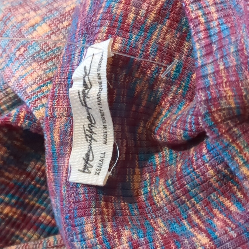 NWOT We the Free Out of Control Purple Thermal Layered Long Sleeve T-shirt - Picture 3 of 5